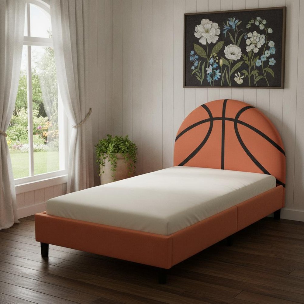 Natural Solid Wood Twin Bed Frame