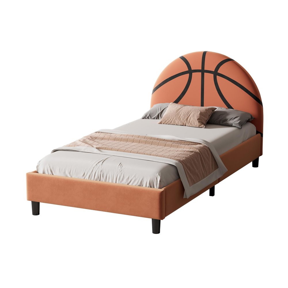Natural Solid Wood Twin Bed Frame