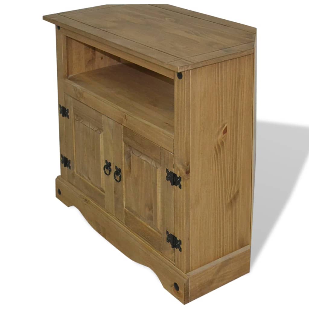 vidaXL Console Table Mexican Pine Corona Range 31.5"x16.9"x30.7"-0