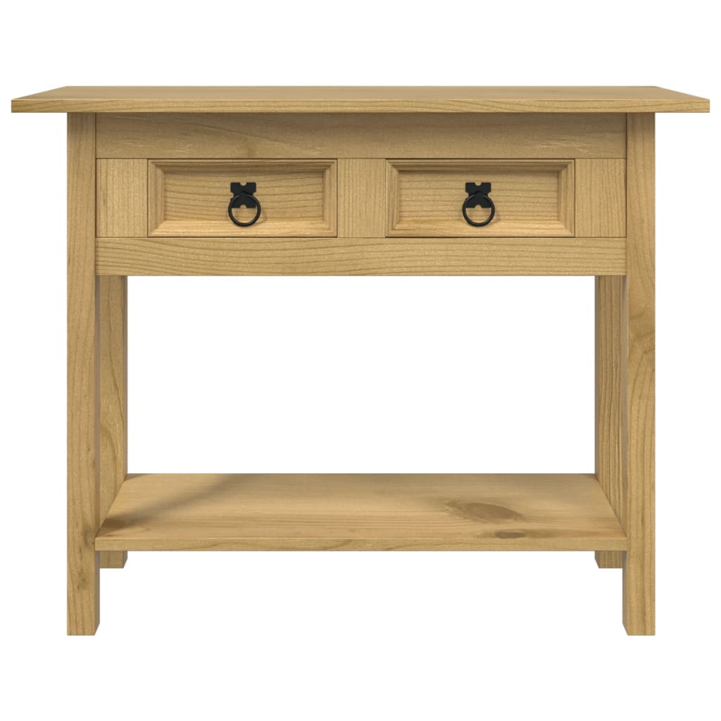 vidaXL Console Table Mexican Pine Corona Range 36.6"x13.6"x28.7"-4