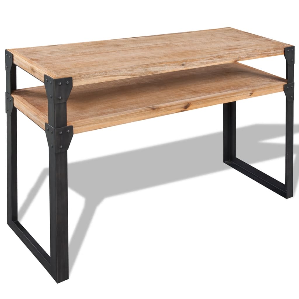 vidaXL Console Table Solid Acacia Wood 47.2"x15.7"x33.5"-0