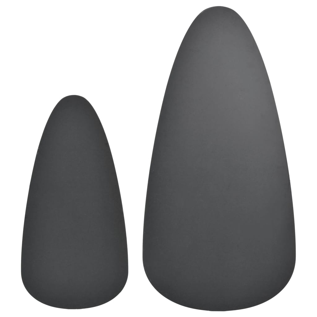 vidaXL Coffee Table Set 2 Piece End Table Side Sofa Table Solid Wood Pine-13