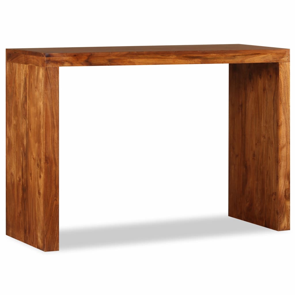 vidaXL Console Table Solid Wood with Honey Finish 43.3"x15.7"x29.9"-0