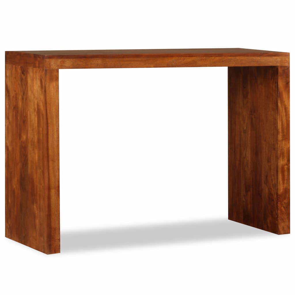 vidaXL Console Table Solid Wood with Honey Finish 43.3"x15.7"x29.9"-2