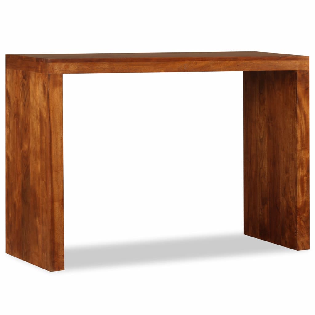 vidaXL Console Table Solid Wood with Honey Finish 43.3"x15.7"x29.9"-2