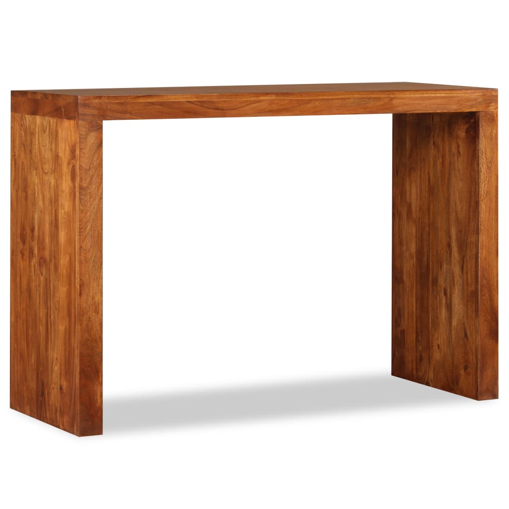 vidaXL Console Table Solid Wood with Honey Finish 43.3"x15.7"x29.9"-3