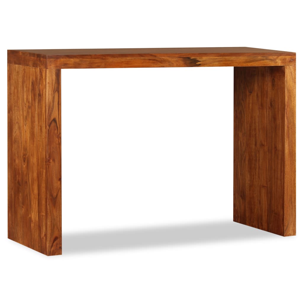 vidaXL Console Table Solid Wood with Honey Finish 43.3"x15.7"x29.9"-4