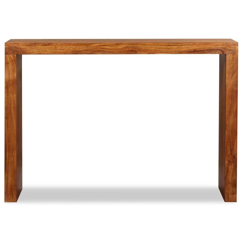 vidaXL Console Table Solid Wood with Honey Finish 43.3"x15.7"x29.9"-5