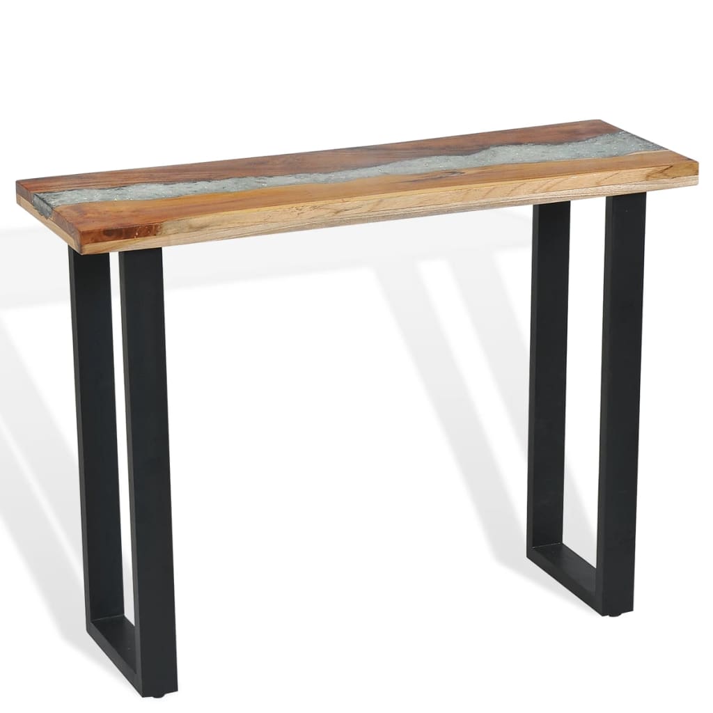 vidaXL Console Table Teak 39.4"x13.8"x29.5"-3