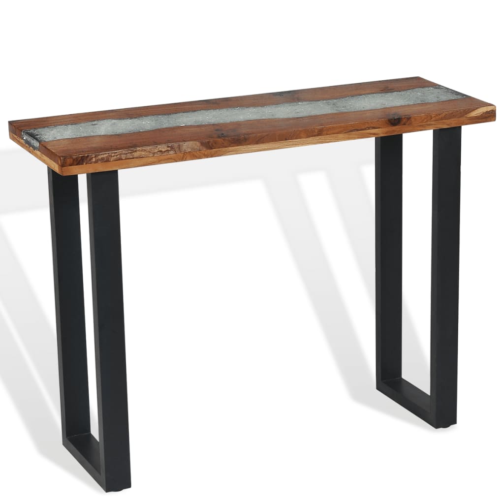 vidaXL Console Table Teak 39.4"x13.8"x29.5"-6
