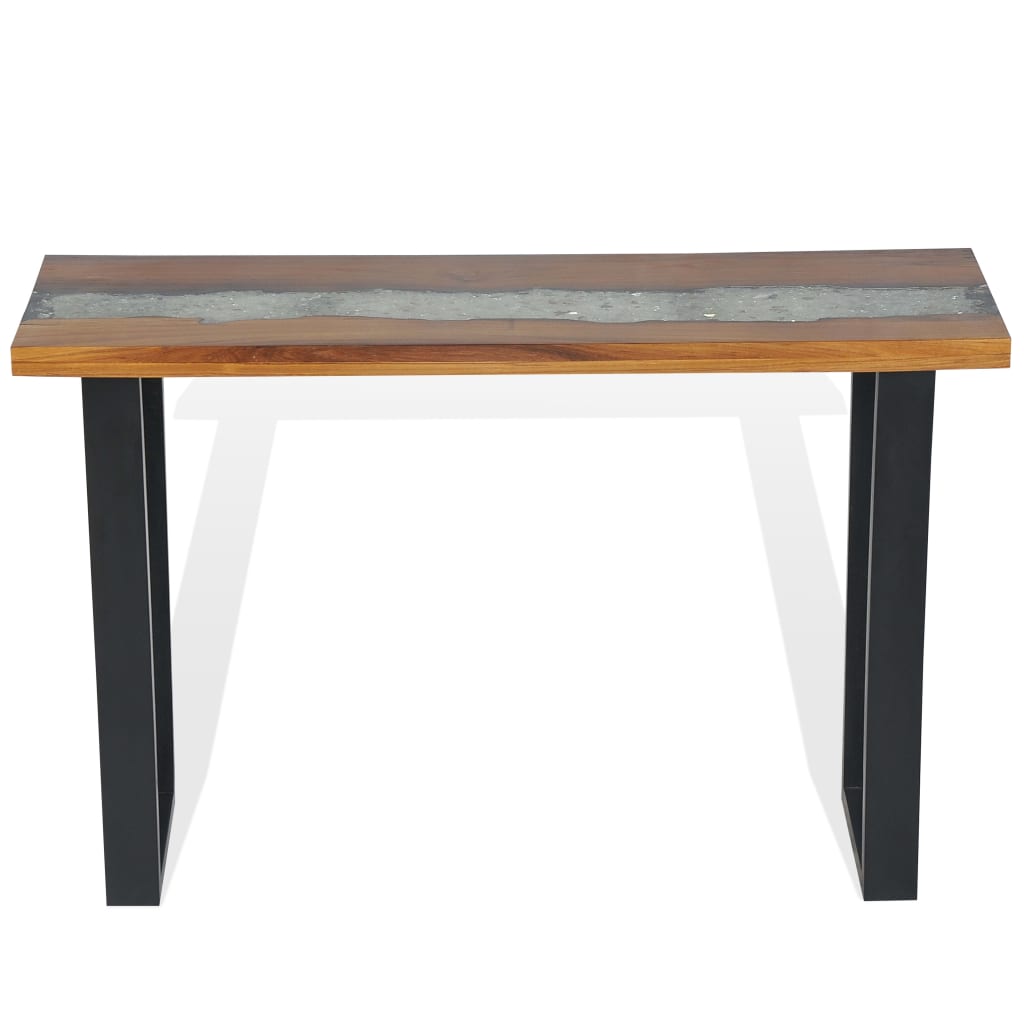 vidaXL Console Table Teak 39.4"x13.8"x29.5"-8