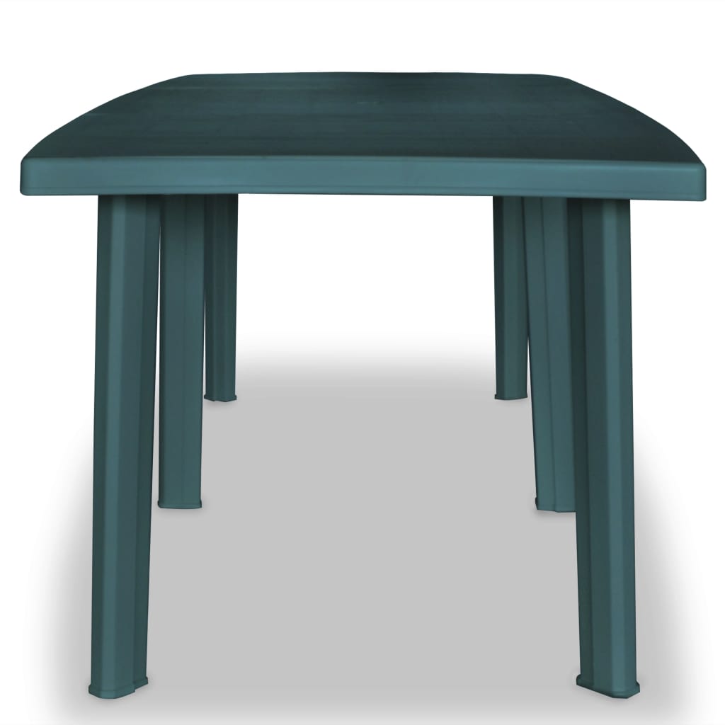 vidaXL Patio Table Outdoor Garden Deck Dining Table with Umbrella Hole Plastic-20