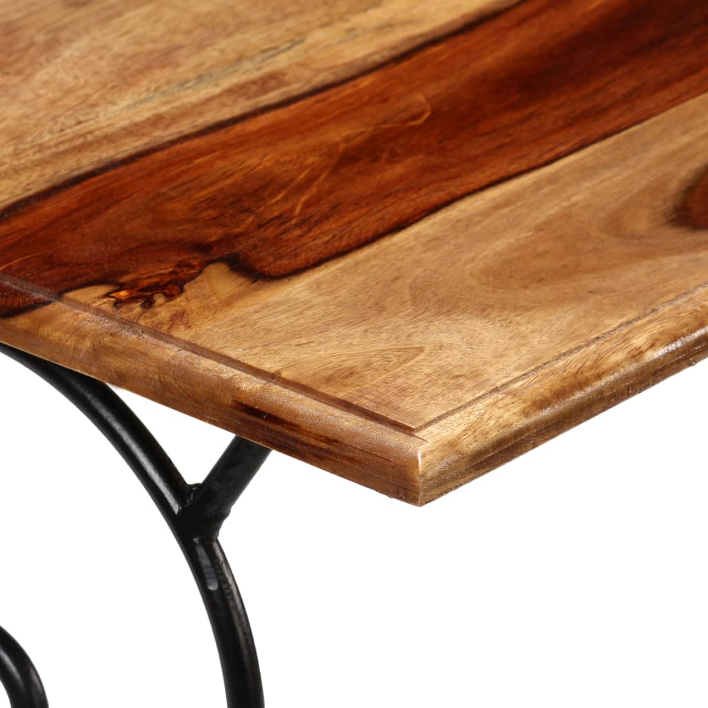 vidaXL Console Table Solid Sheesham Wood 39.4"x15.7"x29.5"-6