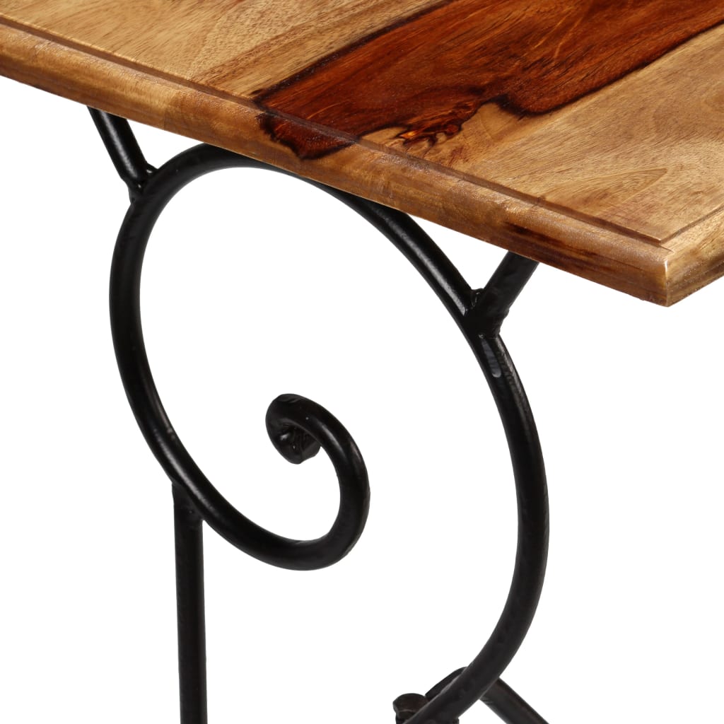 vidaXL Console Table Solid Sheesham Wood 39.4"x15.7"x29.5"-7