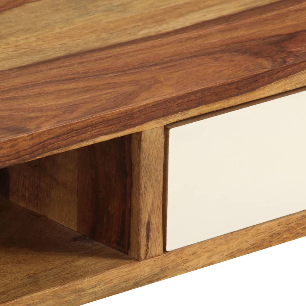 vidaXL Coffee Table 43.3"x19.7"x13.8" Solid Sheesham wood-8