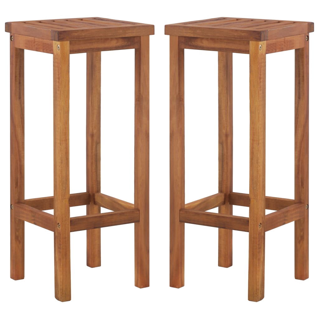 vidaXL Bar Stool Bar Seat Counter Height Stool for Pub Kitchen Solid Wood-24