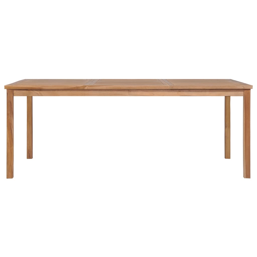 vidaXL Outdoor Dining Table Patio Table Garden Porch Furniture Solid Teak Wood-40