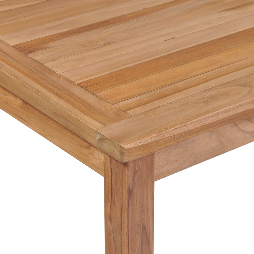 vidaXL Outdoor Dining Table Patio Table Garden Porch Furniture Solid Teak Wood-52