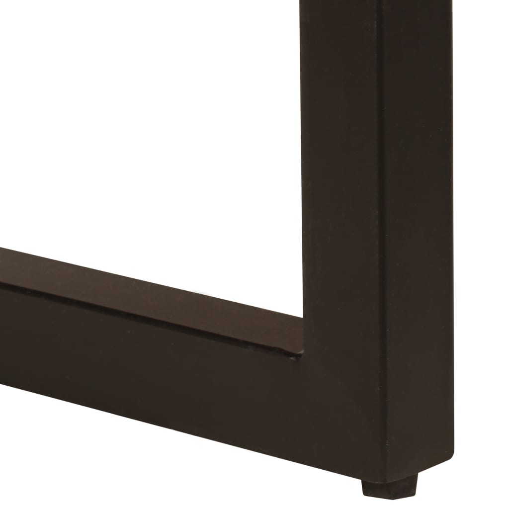 vidaXL Coffee Table 39.4"x19.7"x13.8" Solid Reclaimed Wood and Steel-7