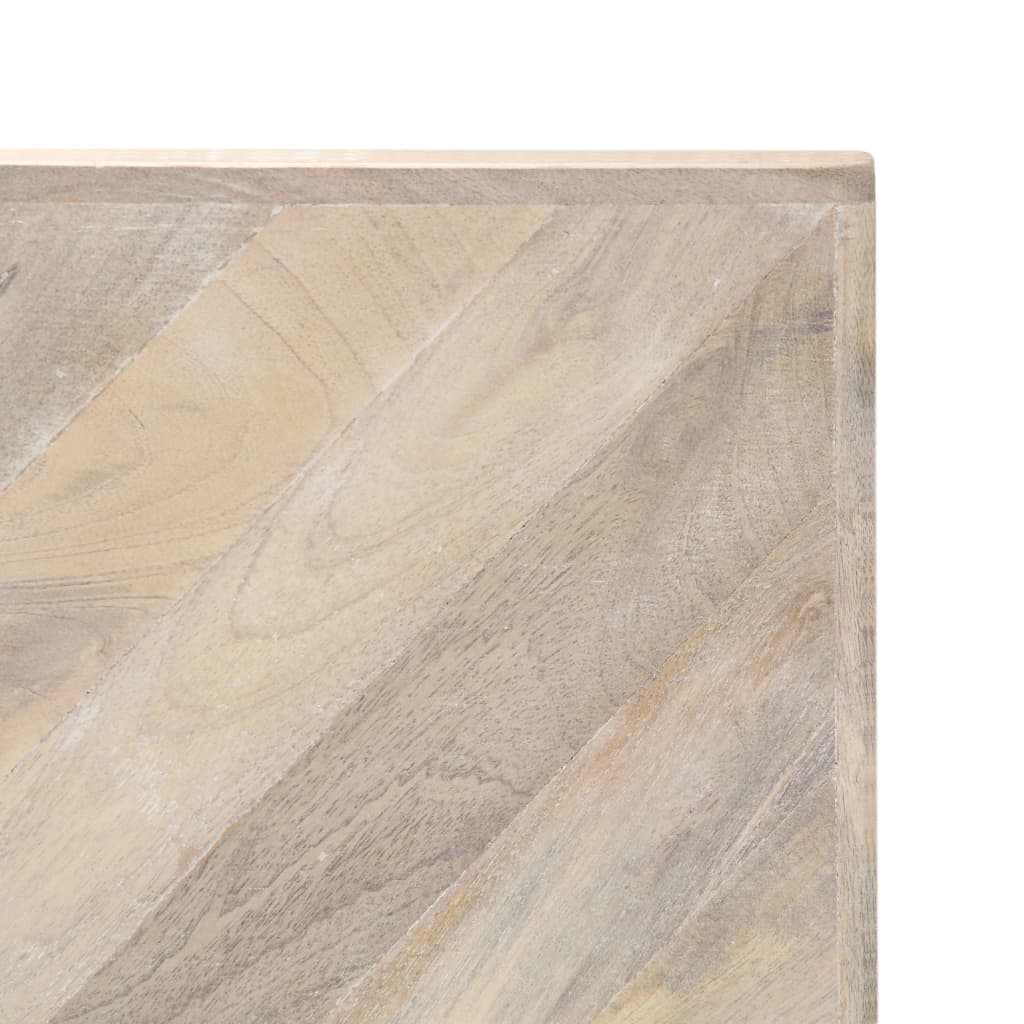 vidaXL Coffee Table End Table Living Room Side Sofa Table Solid Wood Mango-5