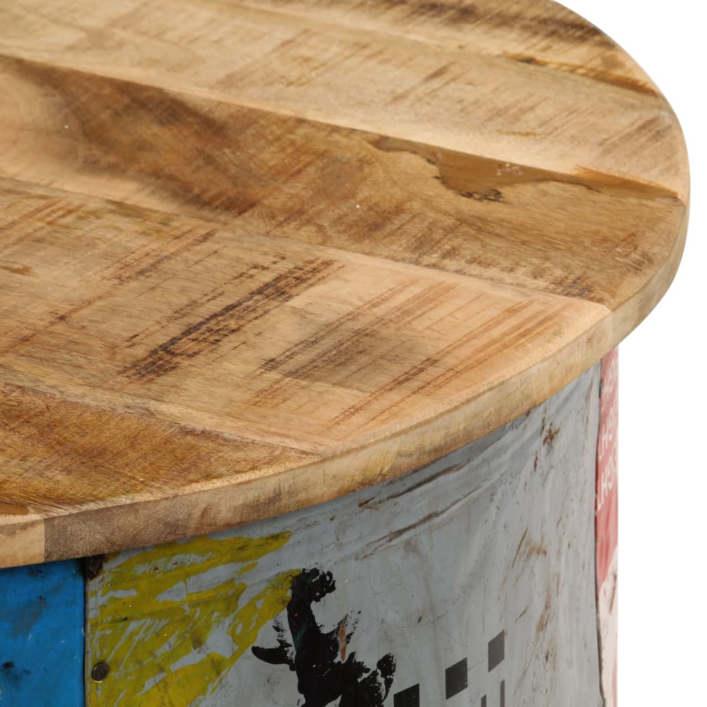 vidaXL Coffee Tables 2 pcs Solid Mango Wood-6