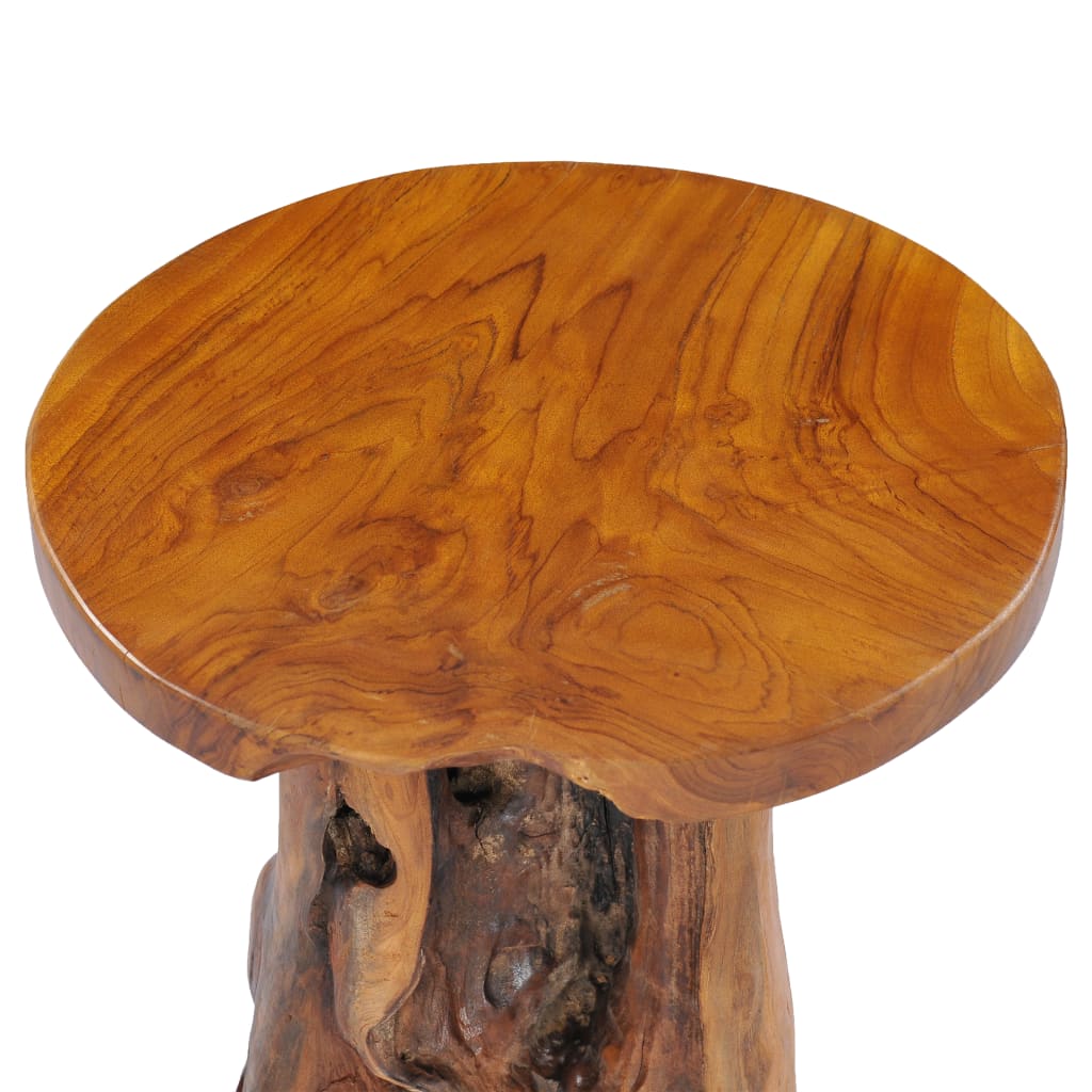vidaXL Coffee Table 15.7"x15.7" Solid Teak Wood-1