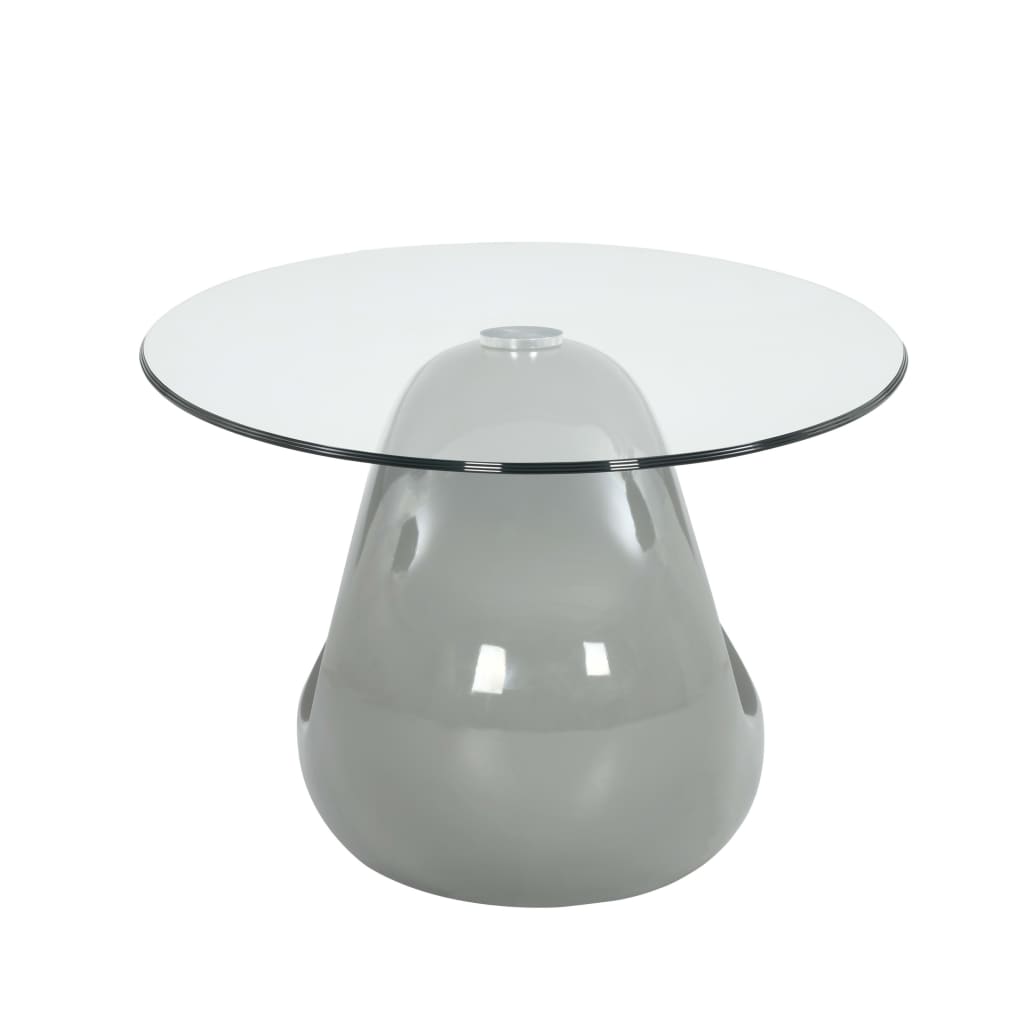 vidaXL Coffee Table Living Room End Table Side Sofa Table with Oval Glass Top-16