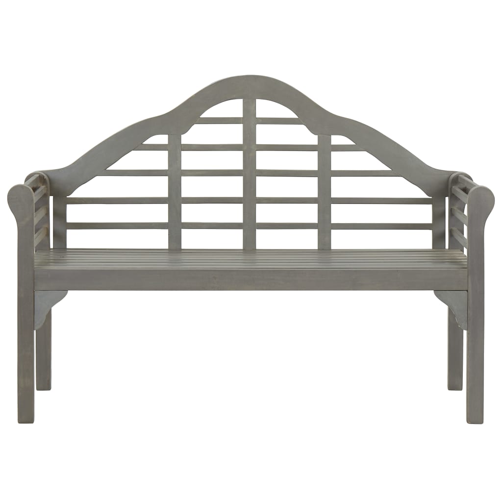 vidaXL Patio Queen Bench Wooden Outdoor Bench with Armrests Solid Wood Acacia-7