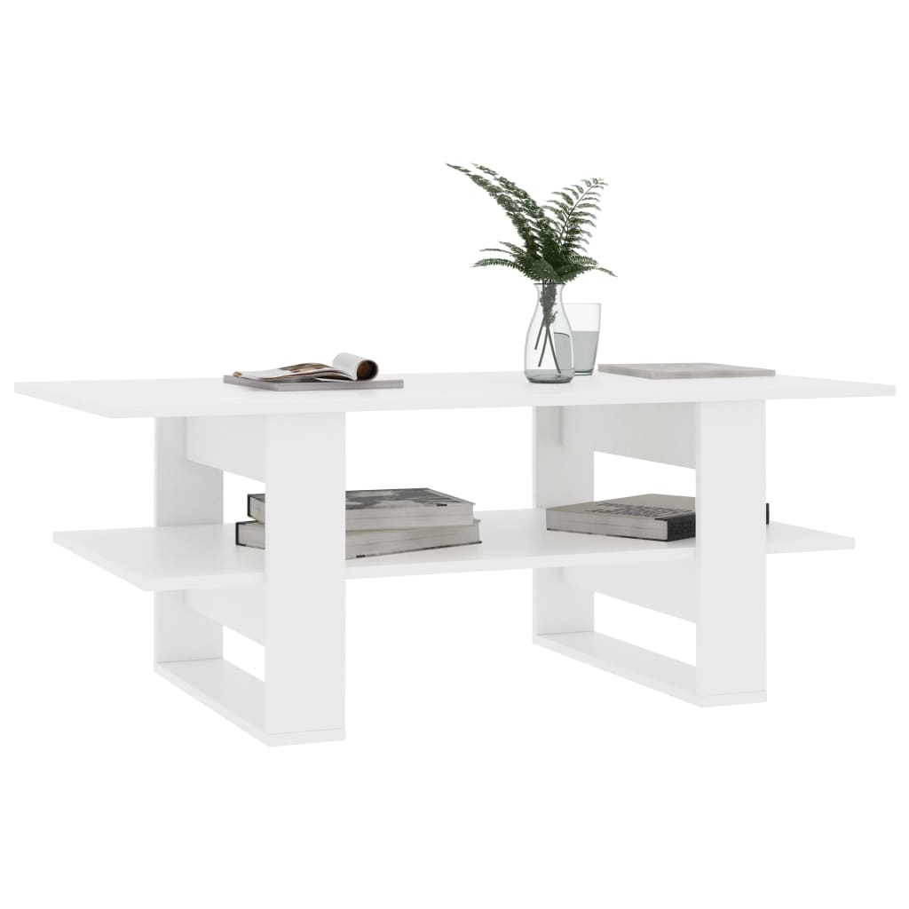 vidaXL Coffee Table End Table Side Sofa Table with Storage Engineered Wood-34