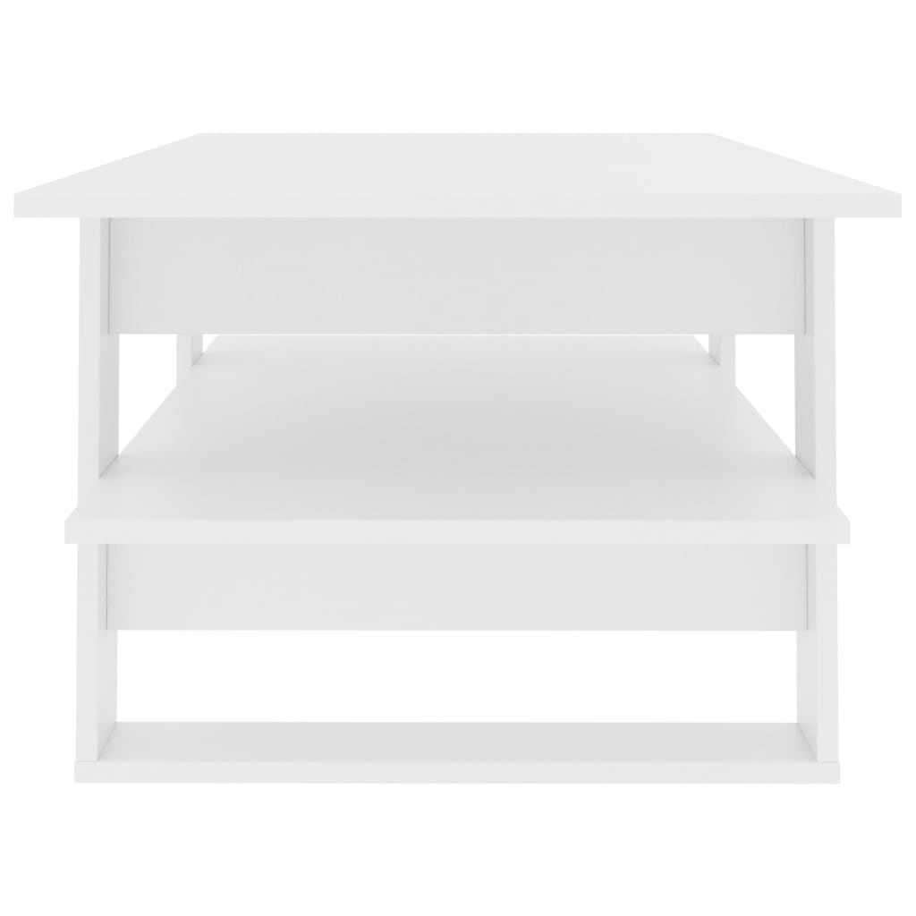 vidaXL Coffee Table End Table Side Sofa Table with Storage Engineered Wood-44