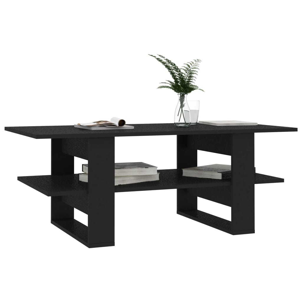 vidaXL Coffee Table End Table Side Sofa Table with Storage Engineered Wood-33