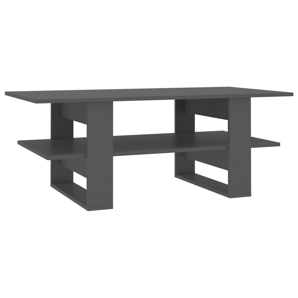 vidaXL Coffee Table End Table Side Sofa Table with Storage Engineered Wood-21