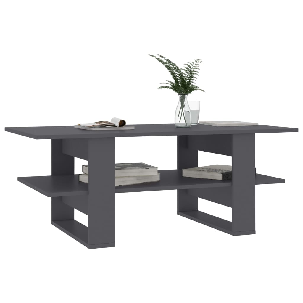 vidaXL Coffee Table End Table Side Sofa Table with Storage Engineered Wood-27
