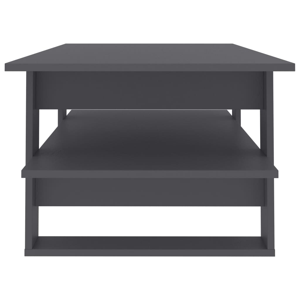 vidaXL Coffee Table End Table Side Sofa Table with Storage Engineered Wood-37