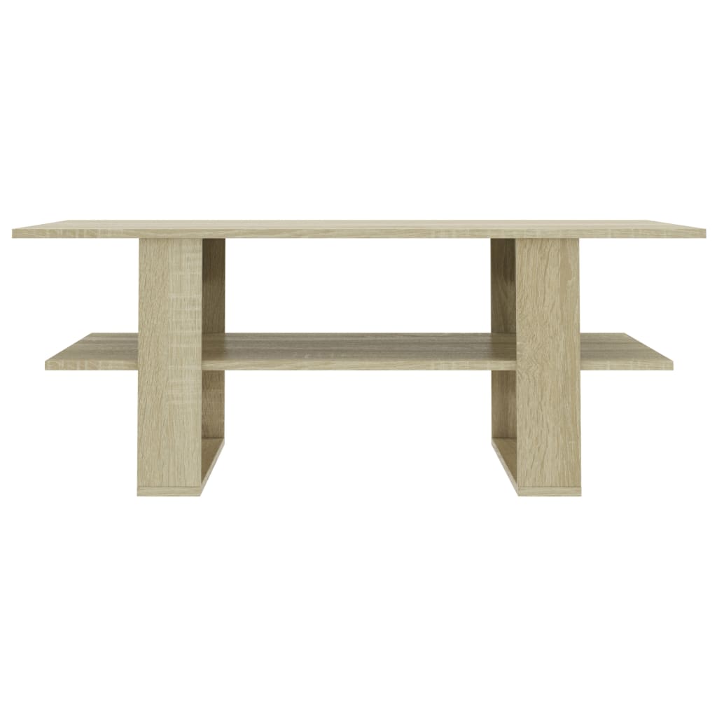 vidaXL Coffee Table End Table Side Sofa Table with Storage Engineered Wood-19