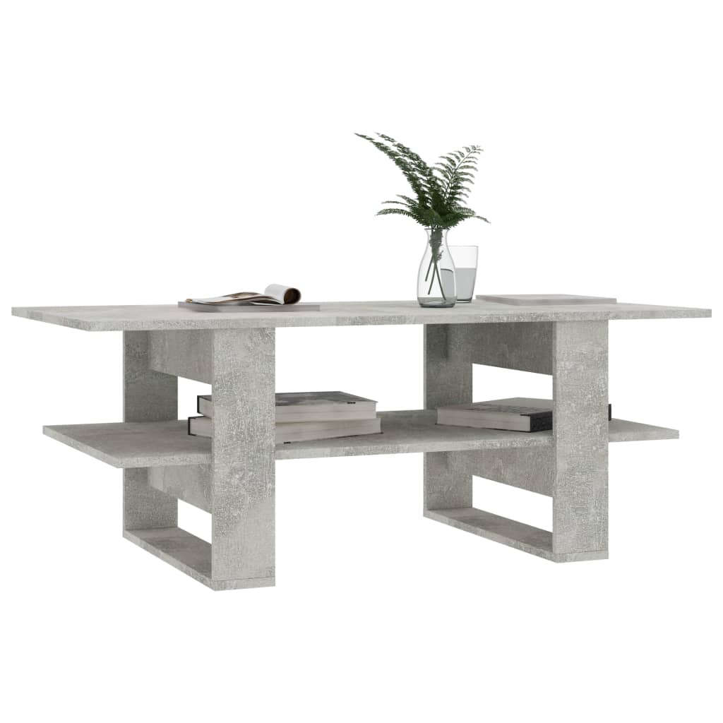 vidaXL Coffee Table End Table Side Sofa Table with Storage Engineered Wood-7