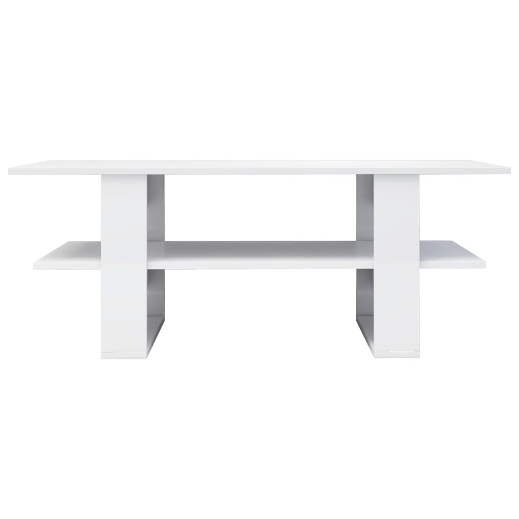 vidaXL Coffee Table End Table Side Sofa Table with Storage Engineered Wood-50