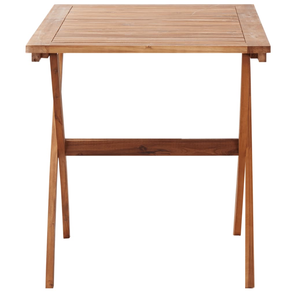 vidaXL Patio Table 43.3"x26.4"x29.1" Solid Acacia Wood-2