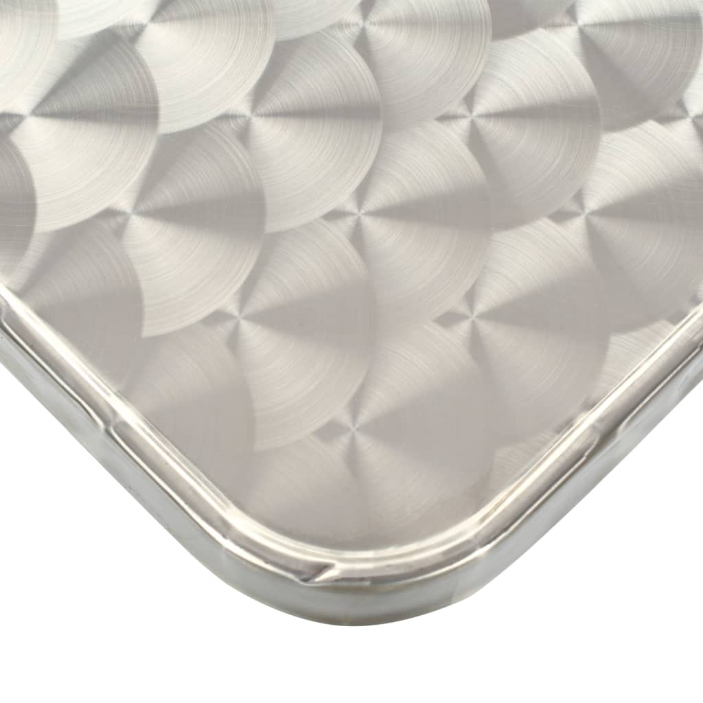 vidaXL Bistro Table Outdoor Side Table Garden Porch Deck Furniture Aluminum-16