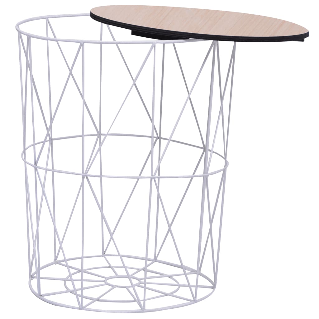 vidaXL Coffee Table Round End Table Side Sofa Table Living Room Furniture-11