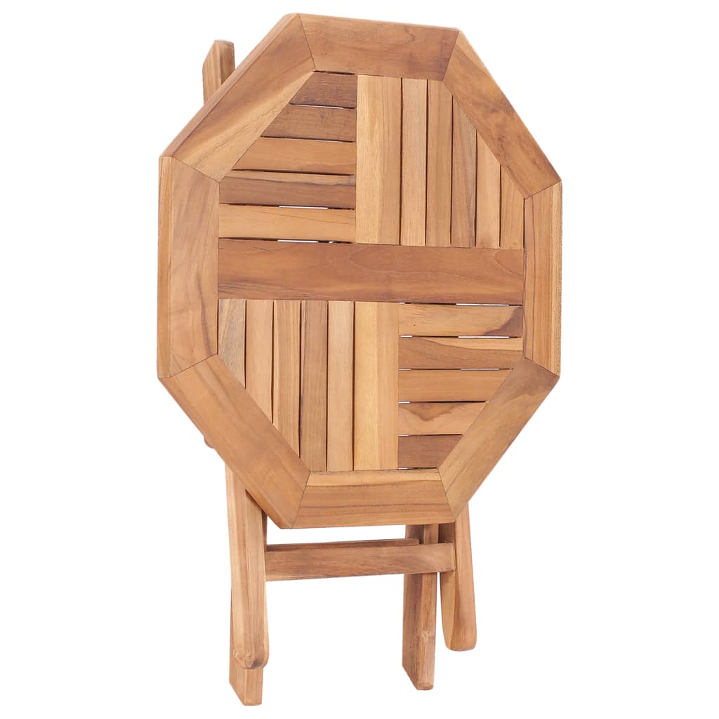 vidaXL Folding Patio Table 17.7"x17.7"x17.7" Solid Teak Wood-3