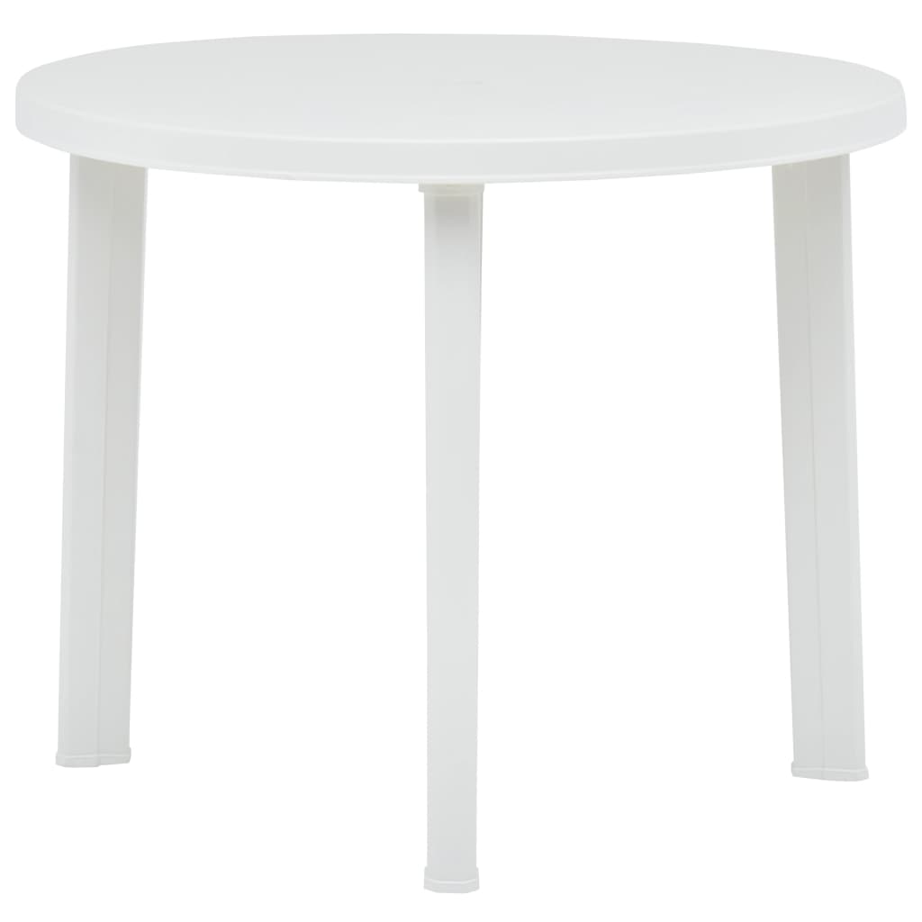 vidaXL Bistro Table Outdoor Side Table Garden Table for Camping Picnic Plastic-1