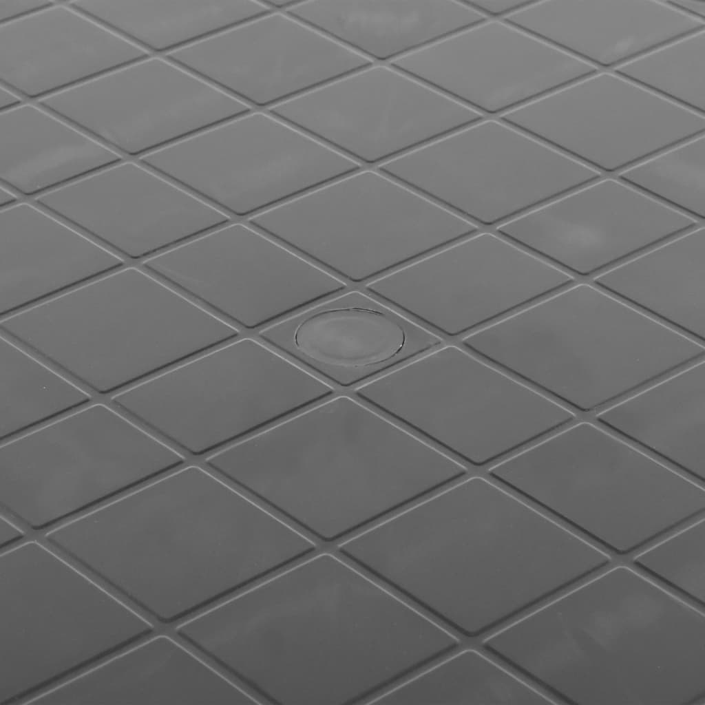 vidaXL Bistro Table Outdoor Side Table Garden Table for Camping Picnic Plastic-6