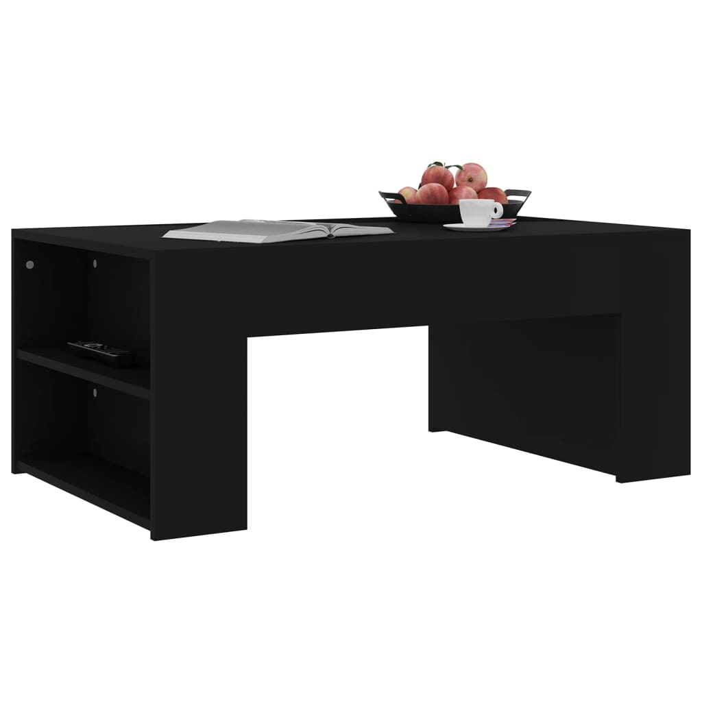 vidaXL Coffee Table End Table Side Sofa Table with Storage Engineered Wood-24