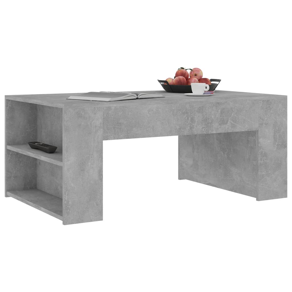 vidaXL Coffee Table End Table Side Sofa Table with Storage Engineered Wood-18