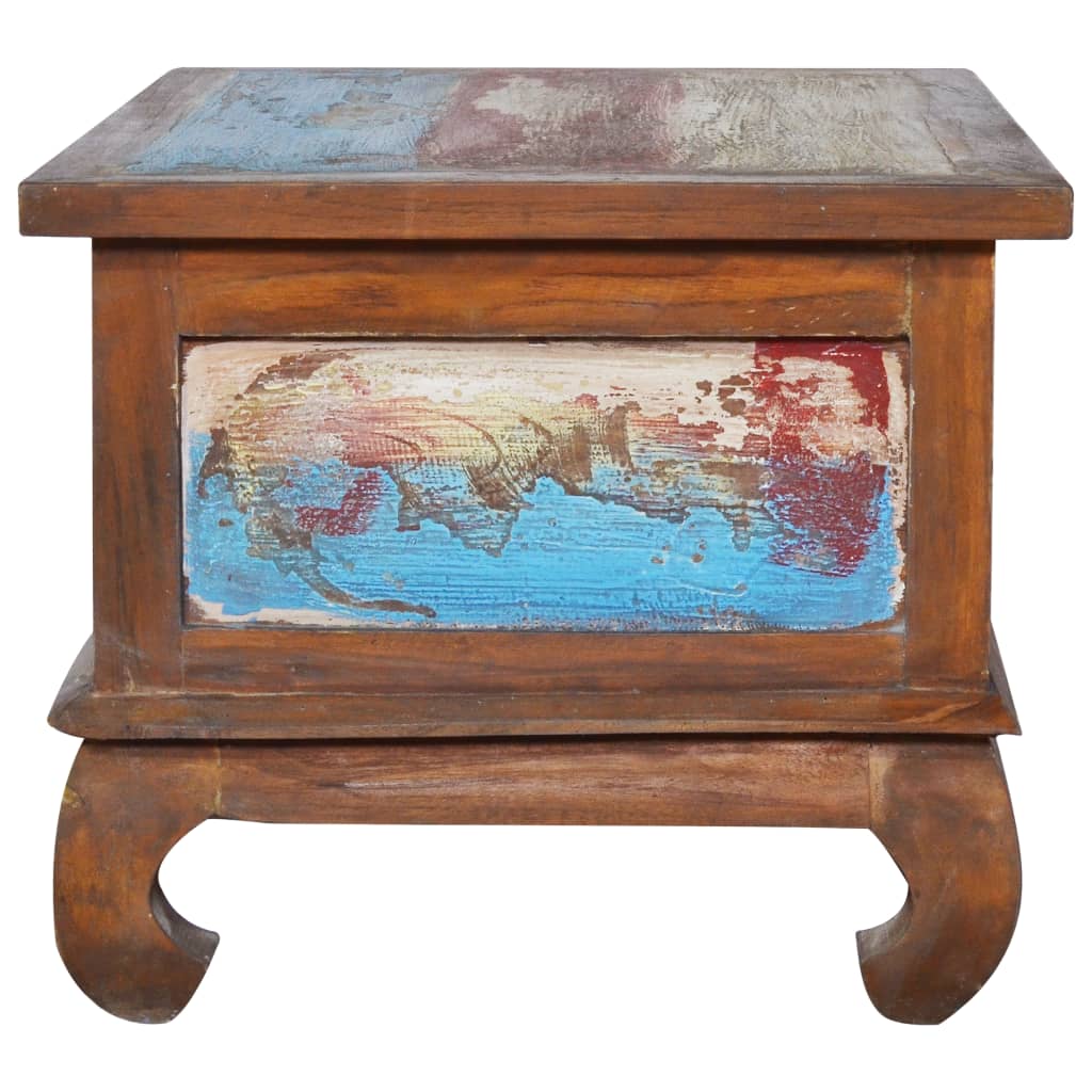 vidaXL Coffee Table End Table Accent Sofa Table Furniture Reclaimed Teak Wood-14