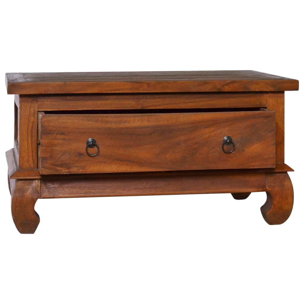 vidaXL Coffee Table End Table Accent Sofa Table Furniture Reclaimed Teak Wood-10