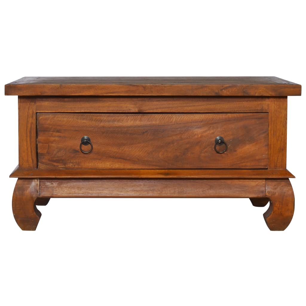 vidaXL Coffee Table End Table Accent Sofa Table Furniture Reclaimed Teak Wood-12