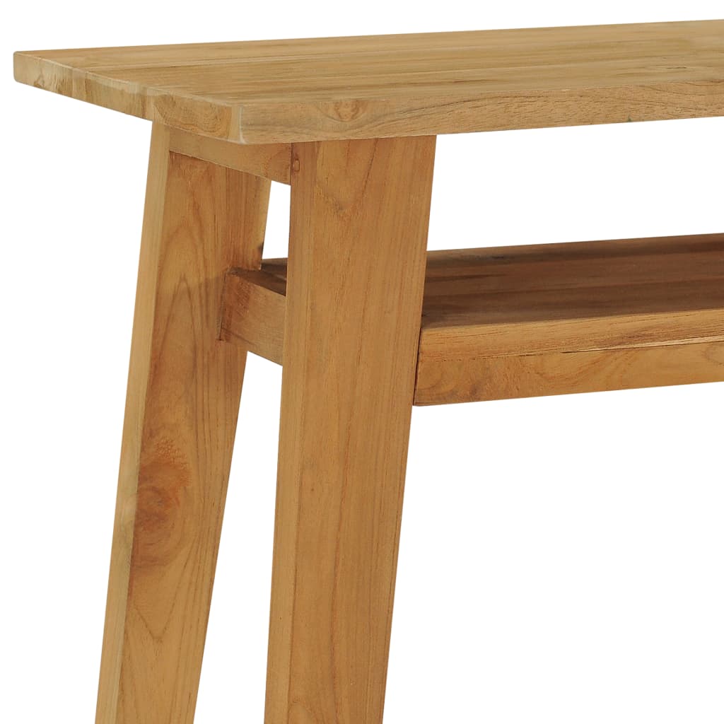 vidaXL Console Table 47.2"x13.8"x29.5" Solid Teak Wood-3