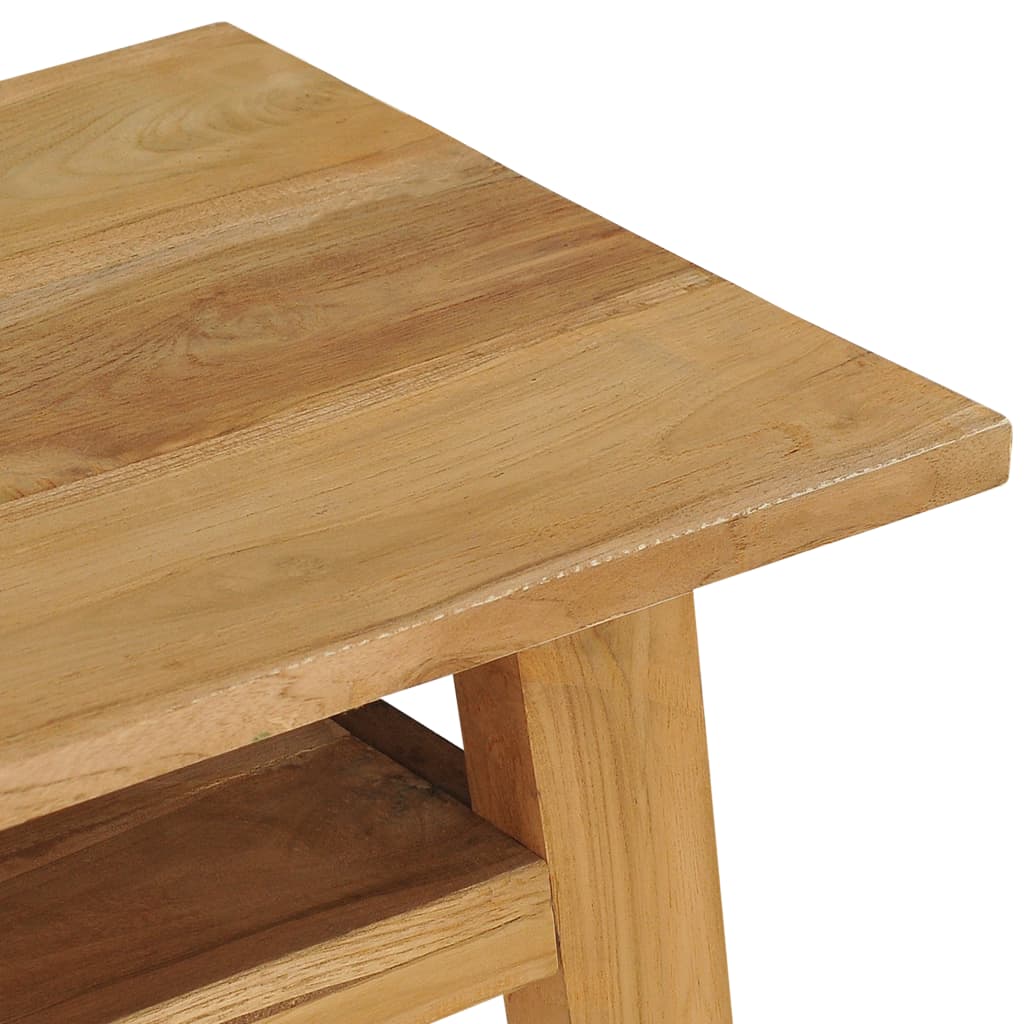 vidaXL Console Table 47.2"x13.8"x29.5" Solid Teak Wood-4
